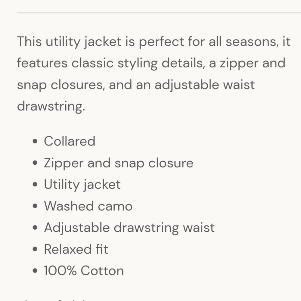 Oddi Caravan Camo Jacket NWT Size Medium/Large M/L from Mindy Mae's Market MMM - Picture 3 of 4